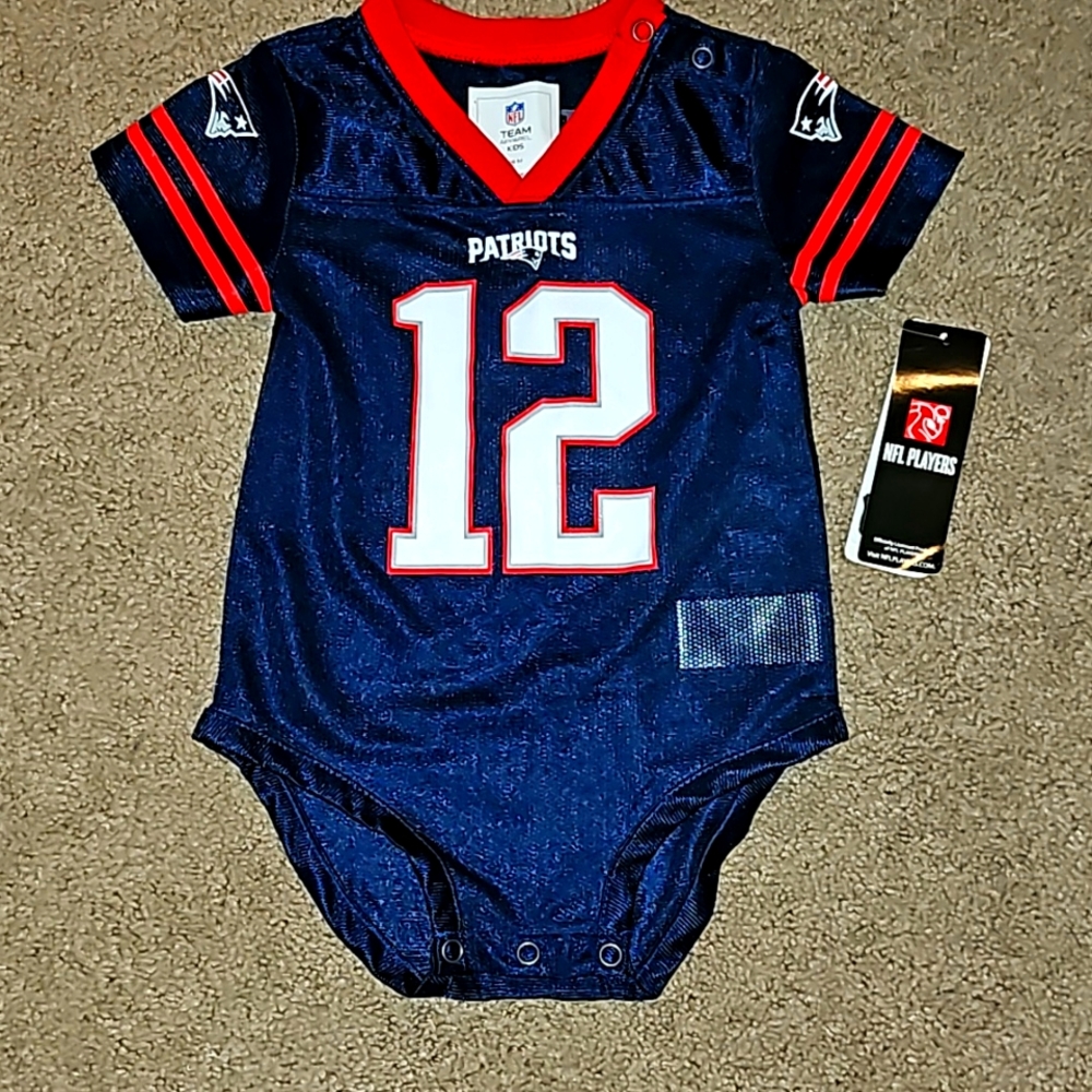 New England Patriots Brady Onesie Brand New 18M